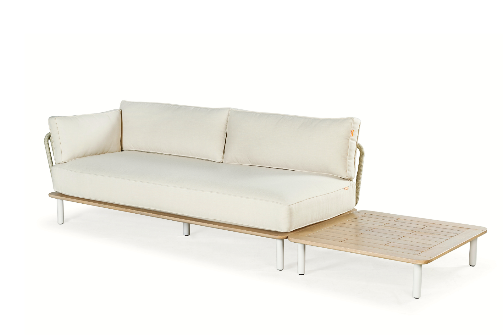 Grab the moment - Zestaw ogrodowy | Sofa 2 os lewa + sofa 2 os prawa + stolik kwadrat