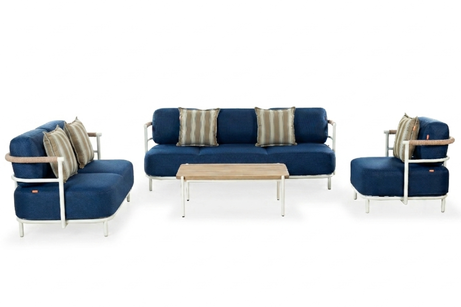 Reach the stars - Zestaw ogrodowy | Sofa 3 os + sofa 2 os + fotel + stolik kawowy