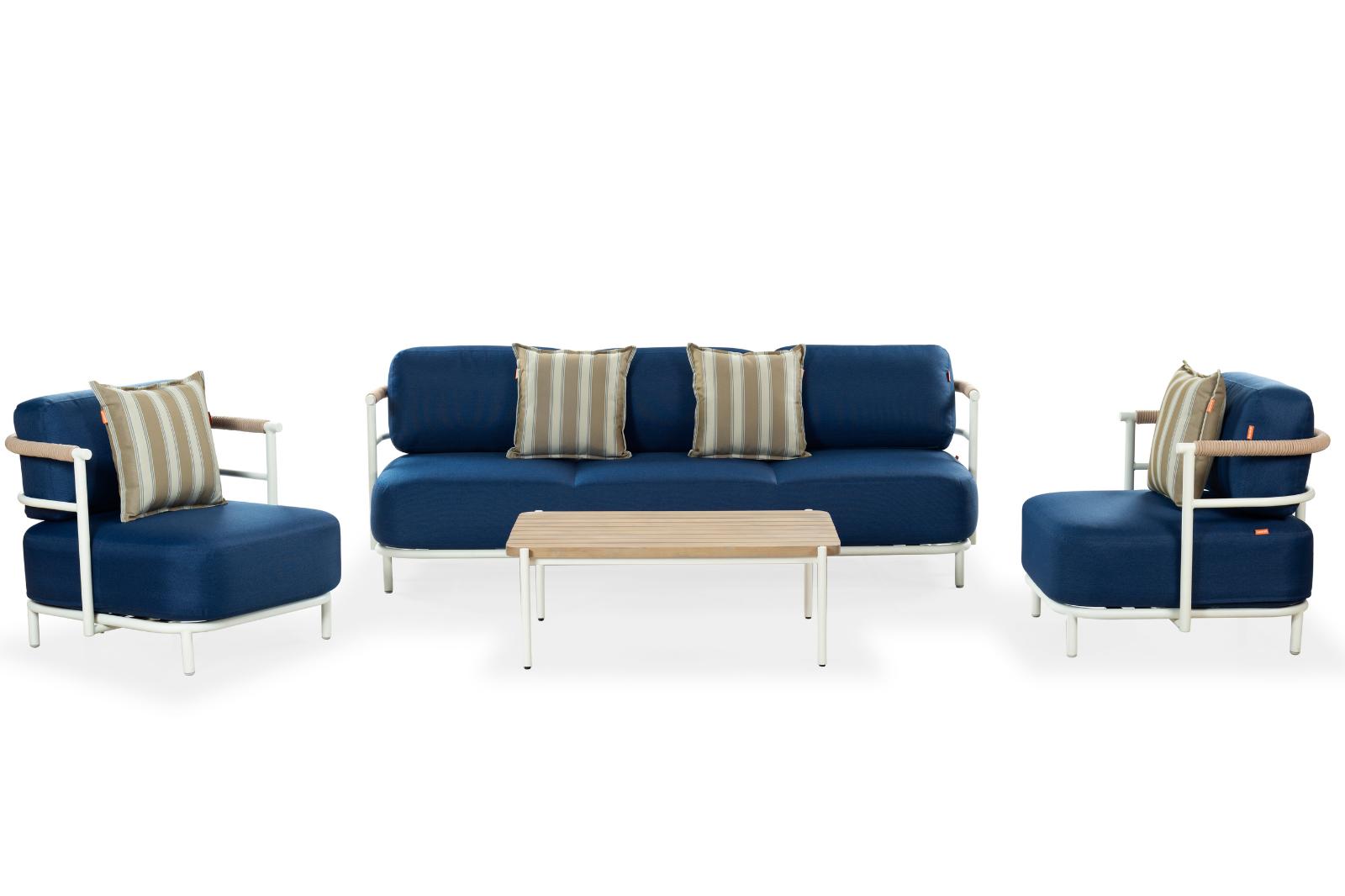 Reach the stars - Zestaw ogrodowy | Sofa 3 os + fotel + fotel + stolik kawowy